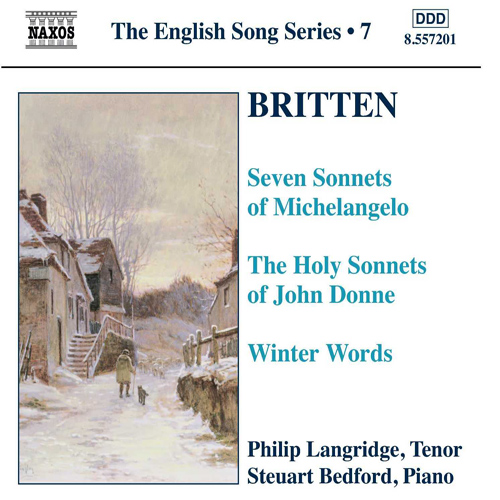 Britten 7 Sonnets Of Michelangelo Music Cd Sheet Music Songbook