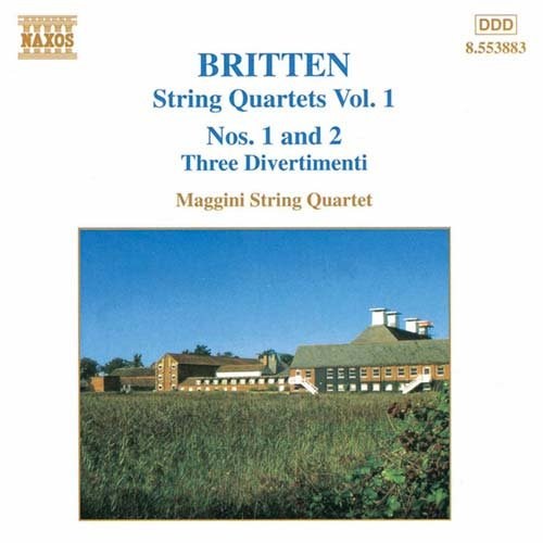 Britten String Quartets Vol 1 Music Cd Sheet Music Songbook