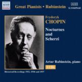 Chopin Nocturnes & Scherzi Rubinstein Music Cd Sheet Music Songbook