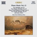 Grieg Piano Music Vol 13 Music Cd Sheet Music Songbook