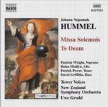 Hummel Missa Solemnis Te Deum Music Cd Sheet Music Songbook