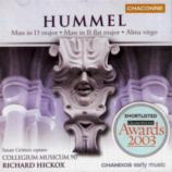 Hummel Mass In D Mass In Bb Music Cd Sheet Music Songbook