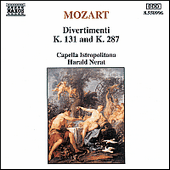 Mozart Divertimenti K131 & K287 Music Cd Sheet Music Songbook