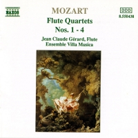 Mozart Flute Quartets Nos 1-4 Music Cd Sheet Music Songbook