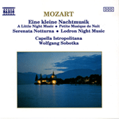 Mozart Eine Kleine Nachtmusik Music Cd Sheet Music Songbook