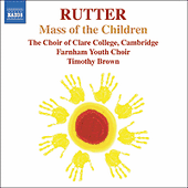 Rutter Mass Of The Children Music Cd Sheet Music Songbook