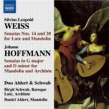 Weiss/hoffmann Sonatas Lute & Mandolin Music Cd Sheet Music Songbook
