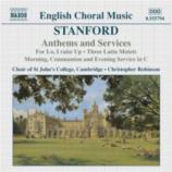Stanford Anthems & Services Music Cd Sheet Music Songbook