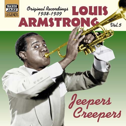 Louis Armstrong Vol 5 Jeepers Creepers Music Cd Sheet Music Songbook
