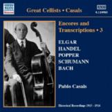 Encores & Transcriptions 3 Casals Music Cd Sheet Music Songbook