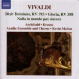 Vivaldi Sacred Music 1 Dixit Dominus Music Cd Sheet Music Songbook