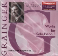 Grainger Works For Solo Piano 3 Music Cd Sheet Music Songbook