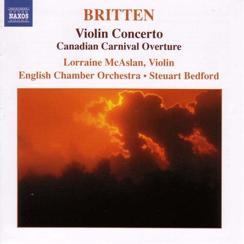 Britten Violin Concerto Canadian Carnival Music Cd Sheet Music Songbook