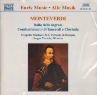 Monteverdi Ballo Delle Ingrate Music Cd Sheet Music Songbook