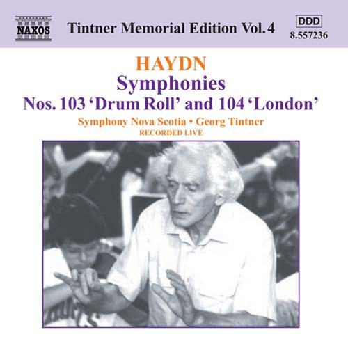 Haydn Symphonies Nos 103 & 104 Tintner 4 Music Cd Sheet Music Songbook