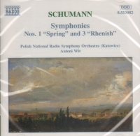 Schumann Symphonies Nos 1 & 3 Wit Music Cd Sheet Music Songbook