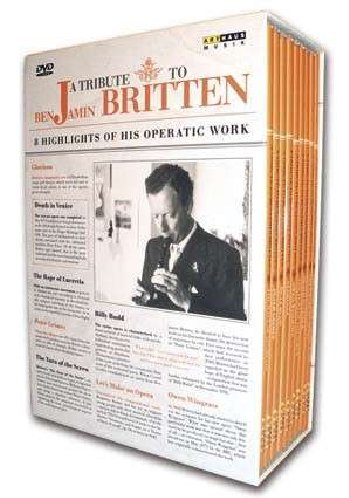 Tribute To Benjamin Britten 8 Dvd +booklet Box Set Sheet Music Songbook