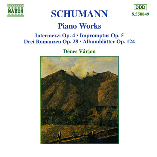 Schumann Piano Works Varjon Music Cd Sheet Music Songbook