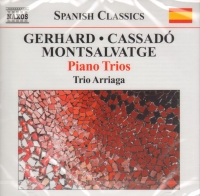 Montsalvatge/gerhard/cassado Piano Trios Music Cd Sheet Music Songbook