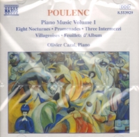 Poulenc Piano Music Vol 1 Music Cd Sheet Music Songbook
