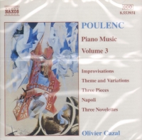 Poulenc Piano Music Vol 3 Music Cd Sheet Music Songbook