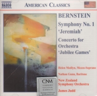 Bernstein Symphony No 1 Jeremiah Music Cd Sheet Music Songbook