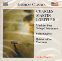 Loeffler Music For 4 Stringed Instruments Music Cd Sheet Music Songbook