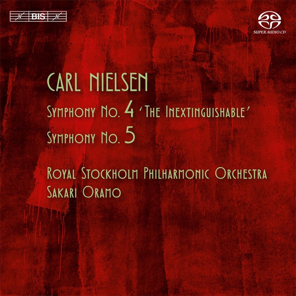 Nielsen Symphony Nos. 4 & 5 Bis Sacd Music Cd Sheet Music Songbook