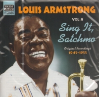Louis Armstrong Sing It, Satchmo Vol 8 Music Cd Sheet Music Songbook
