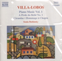 Villa-lobos Piano Music Vol 1 Music Cd Sheet Music Songbook