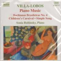 Villa-lobos Piano Music Vol 4 Music Cd Sheet Music Songbook