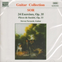 Sor 24 Exercises Op35 Pieces De Societe Op33 Cd Sheet Music Songbook