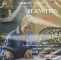 Bernstein Symphonies 1 & 2 Alsop Music Cd Sheet Music Songbook