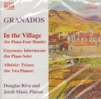 Granados Piano Music Vol 10 In The Village Cd Sheet Music Songbook