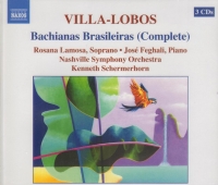 Villa-lobos Bachianas Brasileiras Complete Audiocd Sheet Music Songbook