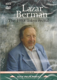 Lazar Berman The 1988 Tokyo Recital Music Dvd Sheet Music Songbook