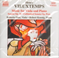 Vieuxtemps Music For Viola & Piano Audio Cd Sheet Music Songbook