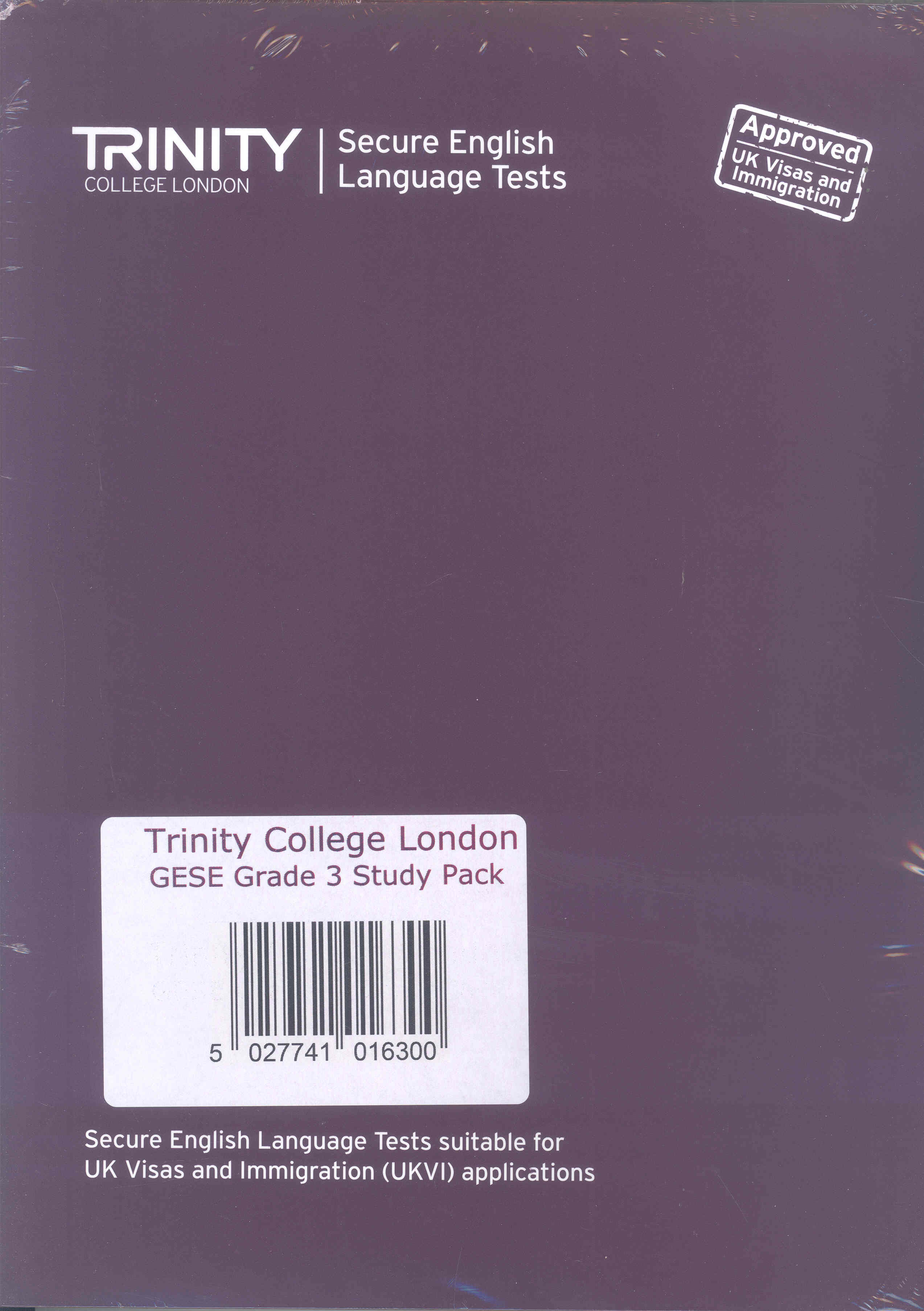 Selt Gese Grade 3 (a2) Study Pack Trinity Sheet Music Songbook