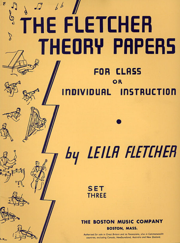 Fletcher Theory Papers Set 3 Sheet Music Songbook
