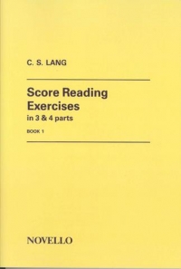 Lang Score Reading Exercises Book 1 Sheet Music Songbook
