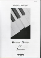 Simpson Keyboard Harmony & Improvisation Sheet Music Songbook