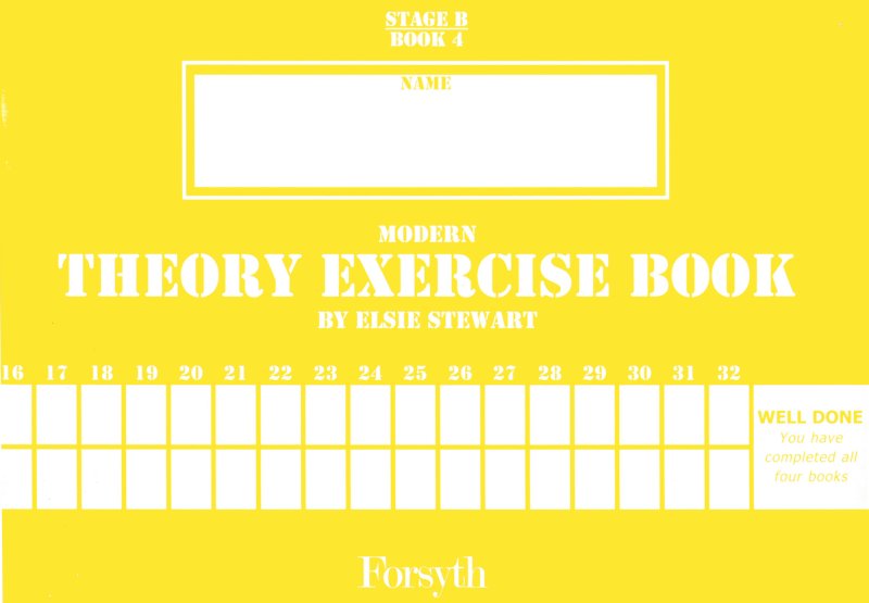 Stewart Modern Theory Exercise Book 4th Bk Orange Sheet Music Songbook