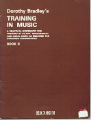 Bradley Training In Music Book 2 Sheet Music Songbook