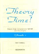 Theory Time Grade 1 (step By Step Inst ) Turnbull Sheet Music Songbook