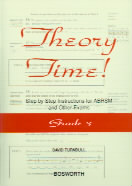 Theory Time Grade 3 (step By Step Inst ) Turnbull Sheet Music Songbook