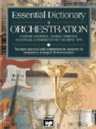 Essential Dictionary Of Orchestration Sheet Music Songbook