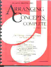 Grove Arranging Concepts Complete Book Only Sheet Music Songbook