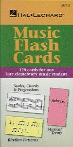 Hal Leonard Music Flash Cards Set B Sheet Music Songbook