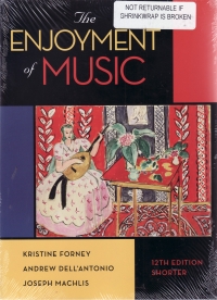 Enjoyment Of Music Perceptive Listening 10 Shorter Sheet Music Songbook