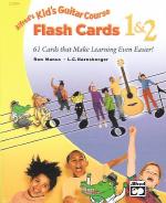 Kids Guitar Course Flash Cards 1 & 2 Sheet Music Songbook